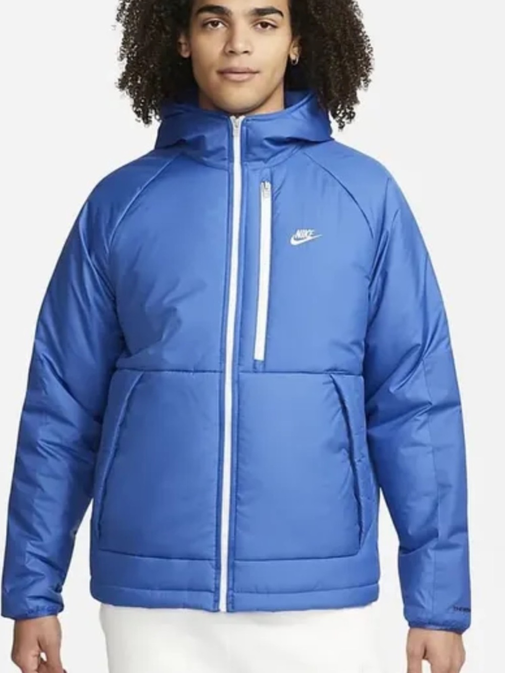 Nike winter jacket therma fit legacy   ROYAL/SAIL XL